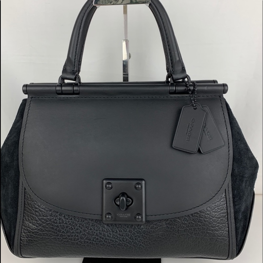 Coach Drifter Leather and Suede Carryall Satchel